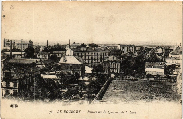 CPA Le BOURGET - Panorama du Quartier de la Gare (519579)