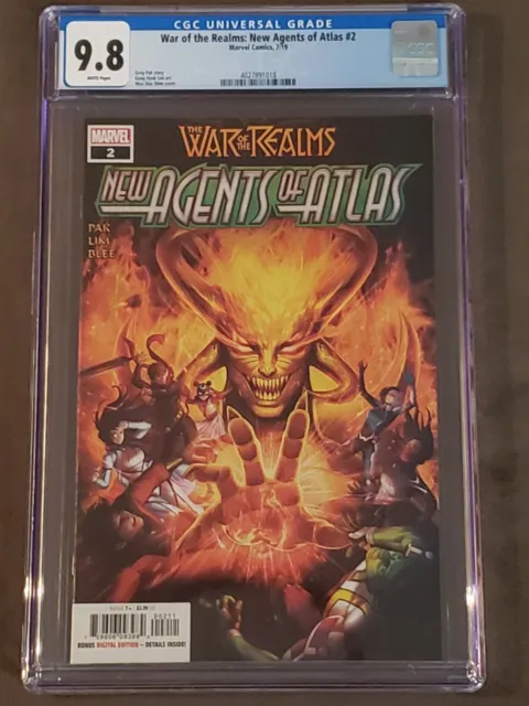 War of the Realms New Agents of Atlas 2 (CGC 9.8) - 1st Sword Master - Sold Out!