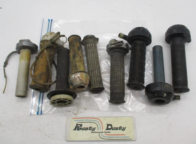 Mixed Lot of Vintage Motorcycle Italian Enduro Throttle Assemblies Magura CEV
