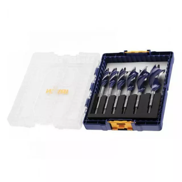 Irwin Blue Groove 6 Piece Set Wood Speedbor Auger Drill Bits 16mm-32mm,IW4042202