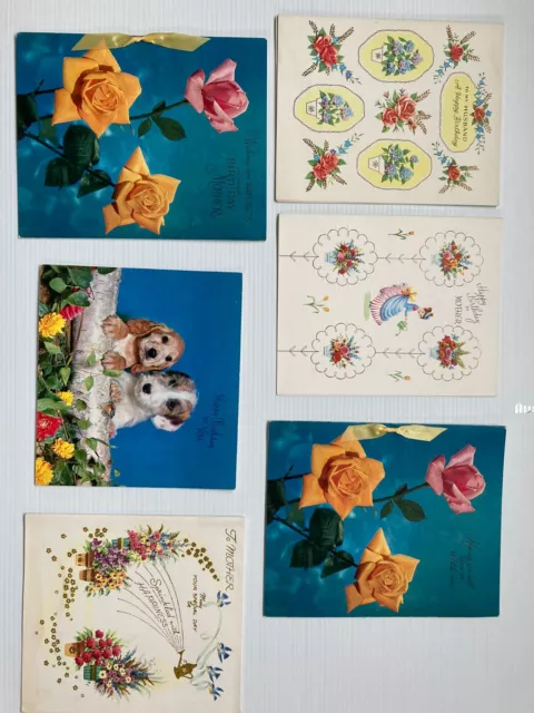 29 Assorted Vintage Greetings Cards (No Envelopes). Unused. Est 1960's / 70's  