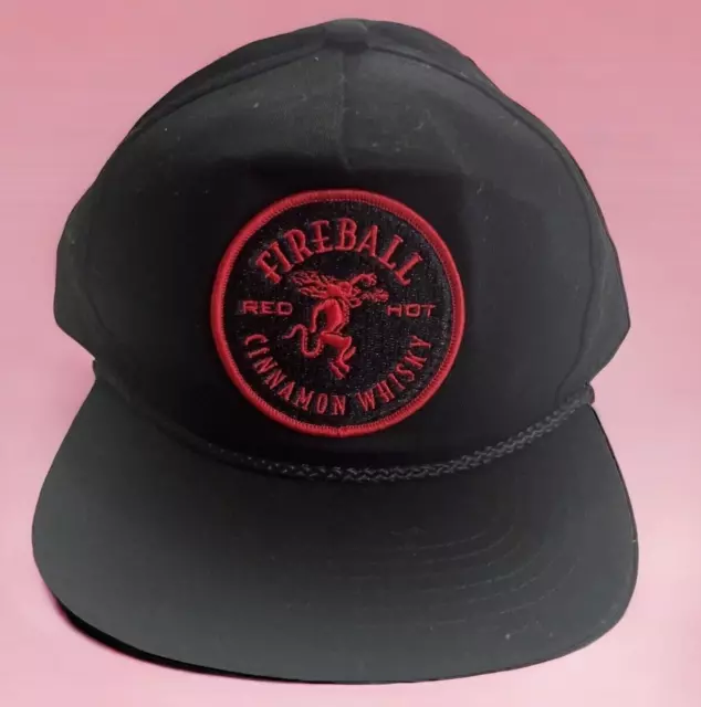 Fireball Cinnamon Whiskey Promo Snap Back Cap NWOT