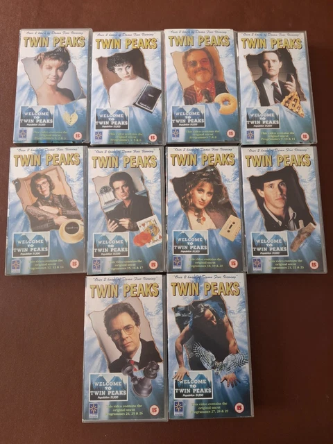 TWIN PEAKS COMPLETE Series LaserDisc LD Box Set 29 Episodes David