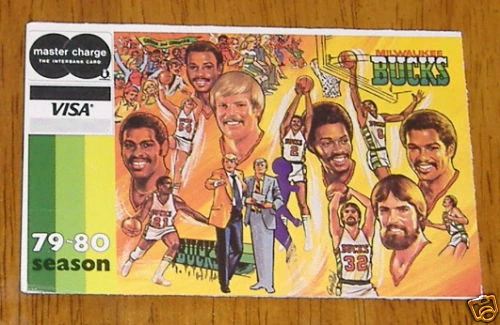 MILWAUKEE BUCKS POCKET schedule 197980 NBA 6.66 PicClick CA