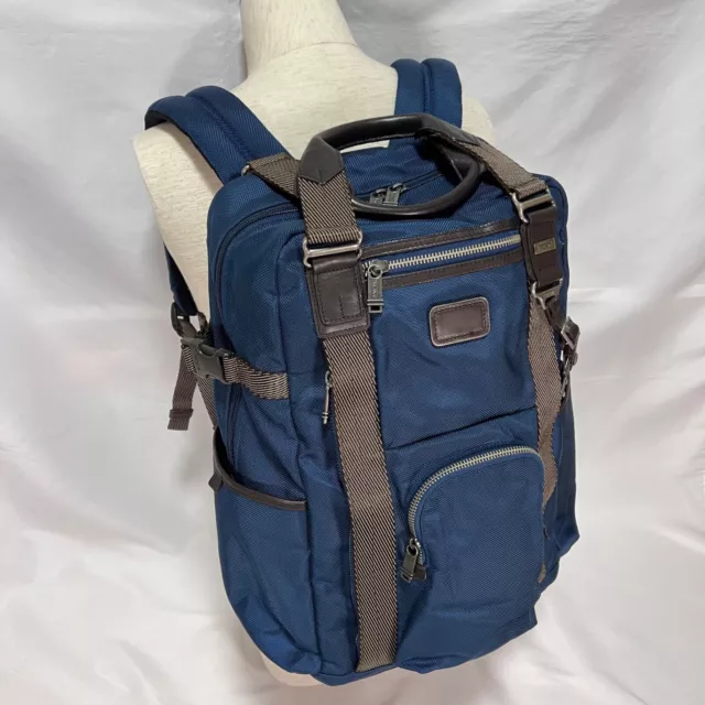TUMI 22380BTH ALPHA BRAVO 2WAY Navy Backpack Daypack men