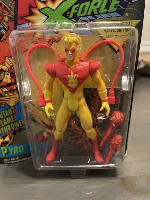 Marvel Comics The Evil Mutants X-Men X-Force Pyro Action Figure Toy Biz 1994 2