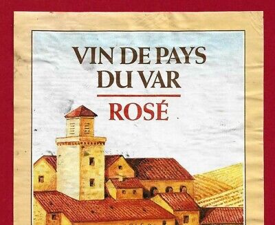 Caves De La Loue Etiquette "" Vin Rosé Ets.Trimaille Réf.n°310 