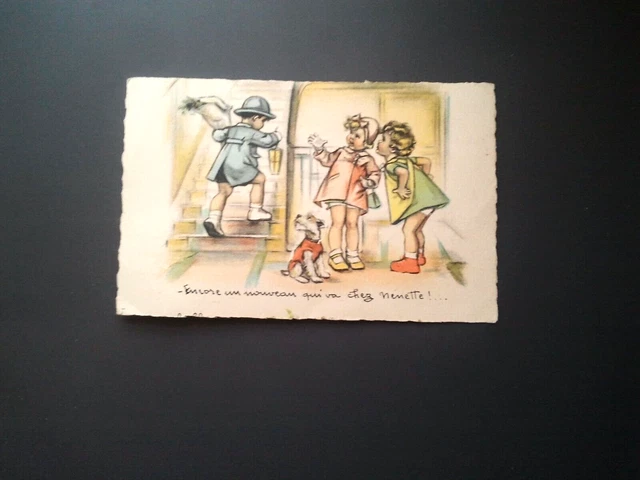 CPA GERMAINE BOURET , encore un nouveau chez nénette EUR 3,00 - PicClick FR