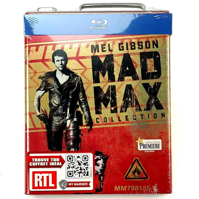 Mad Max Collection 3 Films Blu-ray steelbook MetalBox jerrycan Region Free New