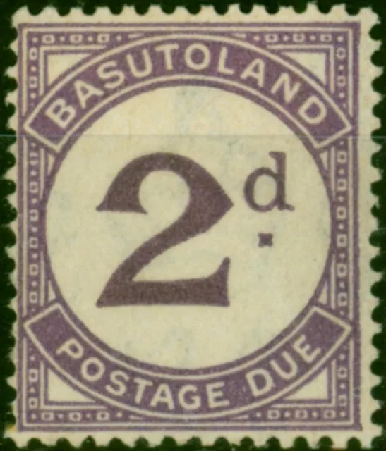 Basutoland 1933 2d Violet SGD2 Fine MM