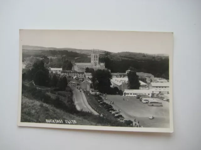 Buckfast Abbey .Buckfastleigh Devon Old Postcard.real Photo.unused