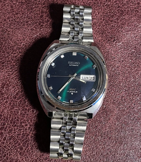 SEIKO AUTOMATIC WATCH 6106 8207 Green Dial 39mm Case £129.00 PicClick UK