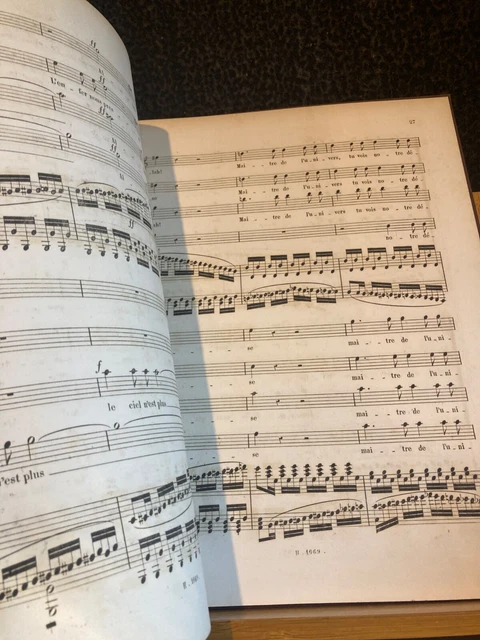 Felicien David Le Desert partition chant piano ancienne Au Menestrel 3