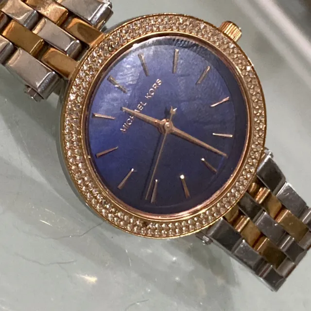 Michael Kors Mini Darci Blue Mother of Pearl Dial MK3851 Women's Watch