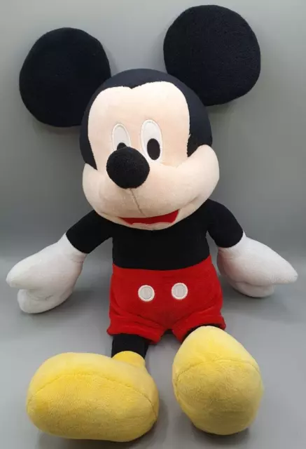 Mickey Mouse Maus Disney Plüsch rot schwarz gelb klassischer Look ca. 40cm ✅
