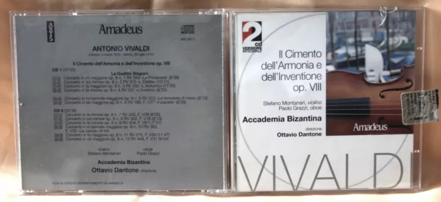 Vivaldi - Il Cimento Dell'armonia E Dell'inventione Op.viii -  2 Cd. N.7827