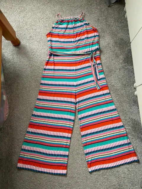 river island girls jumpsuit/playsuit  age 11-12 years
