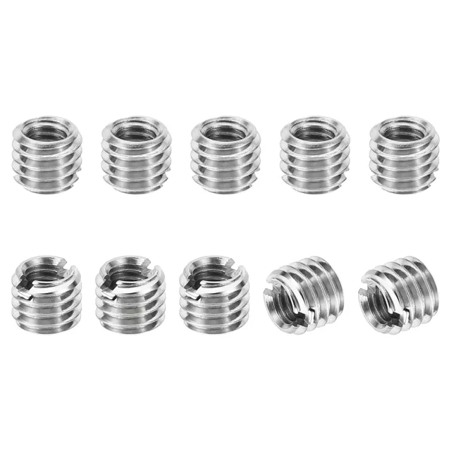 10pcs Thread Repair Insert Nut Adapters Reducer M6*1 Male to M4*0.7 Female 5mm