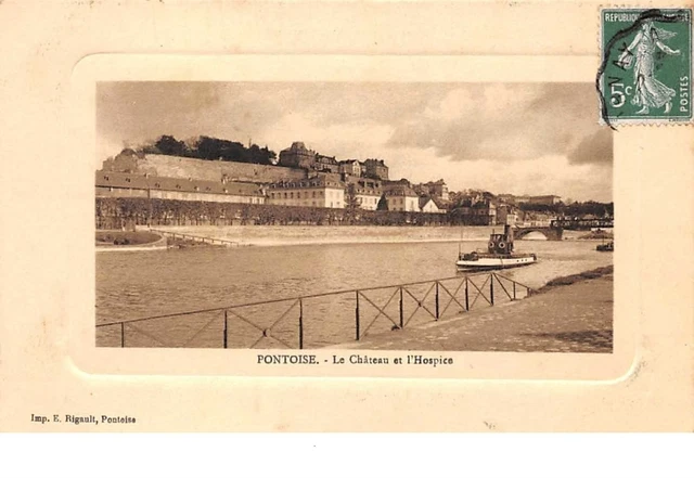 95     .     n° 201791      .      PONTOISE   .    LE CHATEAU ET L HOSPICE