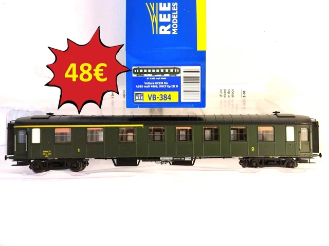 Fourgon REE VB-346 Dd2myi EX-PLM à Vigie – Époque 2 – État Neuf – SNCF Vert