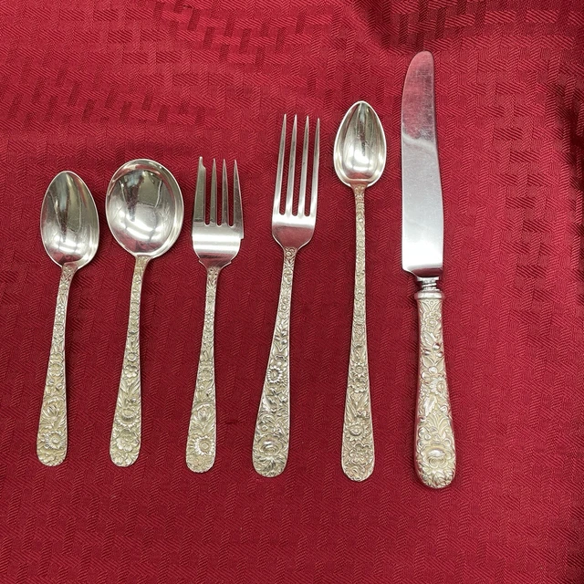 Fork S Kirk And Son Repousse VINTAGE STERLING Kirk And Son