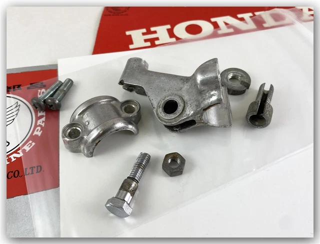 Genuine Honda 83 Atc110 Atc185S Atc200/E Rear Brake Lever Handlebar Bracket Used