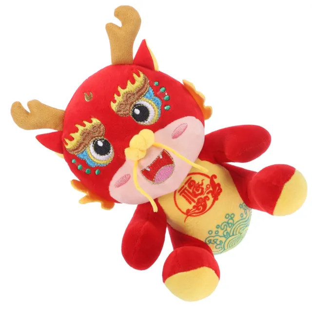 Stuffed Animals Doll Plush Dragon Toy Chinese Mascot Toys Child Ornaments