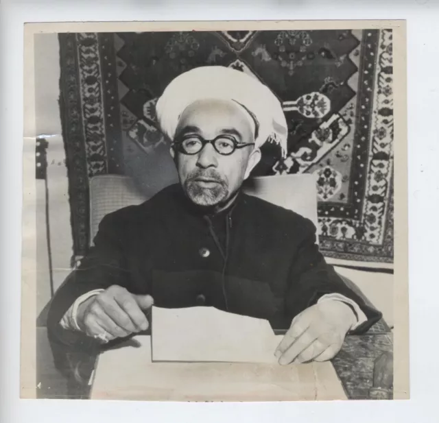 عبد الله الأول بن الحسين Vintage King Abdullah I Jordan 1948 Press Photo Killed