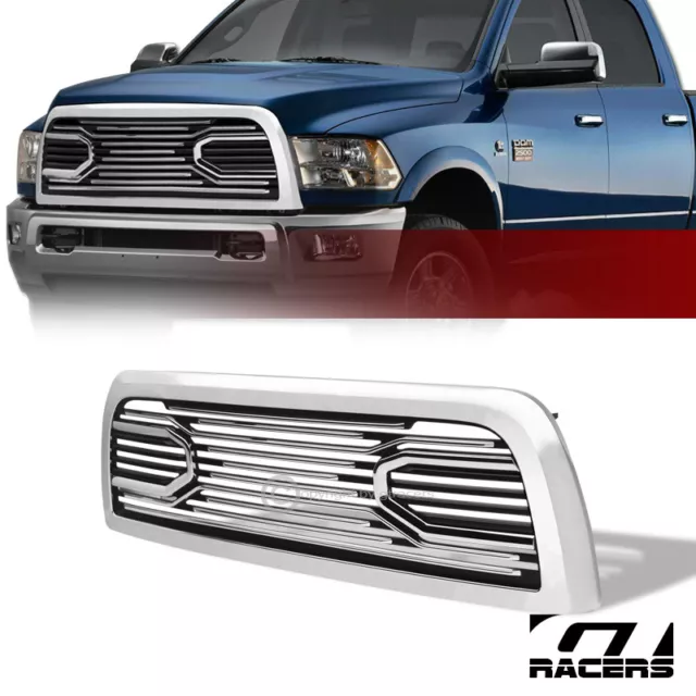 For 2010-2018 Dodge Ram 2500/3500 Chrome Big Horn Front Hood Bumper Grill Grille