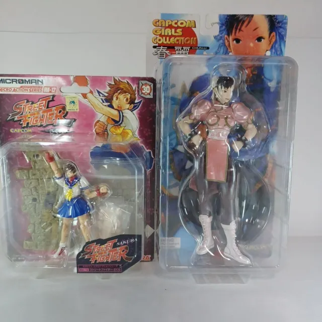 Street Fighter Capcom Girl Collection Chun-Li Figure Pink 2P Color Ver. Microman