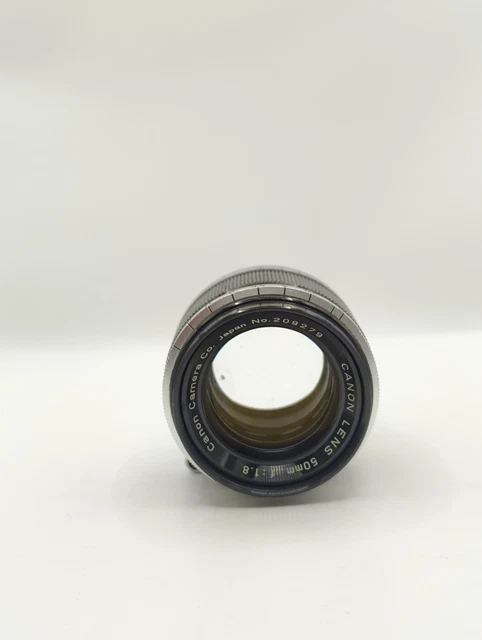 EXC+3] CANON LENS 50mm f1.8 Leica 39mm LTM black from JAPAN $99.80