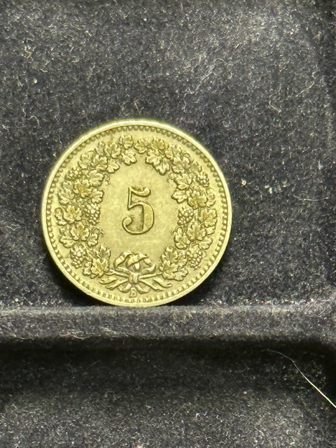 1900 Switzerland 5 Rappen