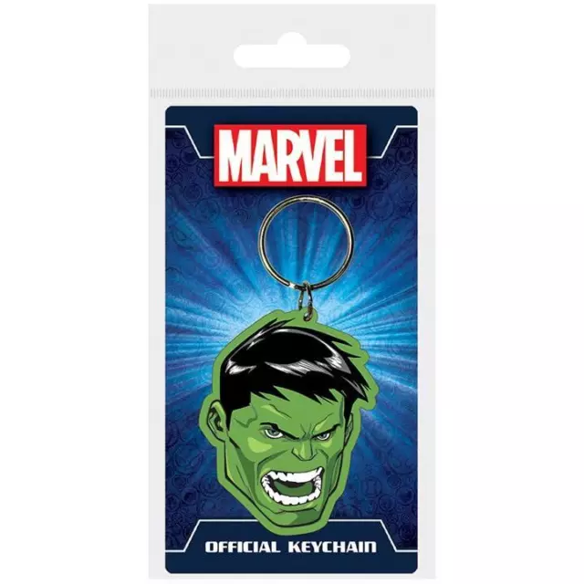Marvel Hulk Head - Porte-Clé en Caoutchouc 6 CM - Pyramid