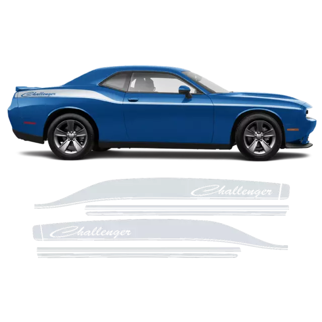 Hennessey Side Stripes Graphic, for Dodge Challenger 2011 - 2021 3