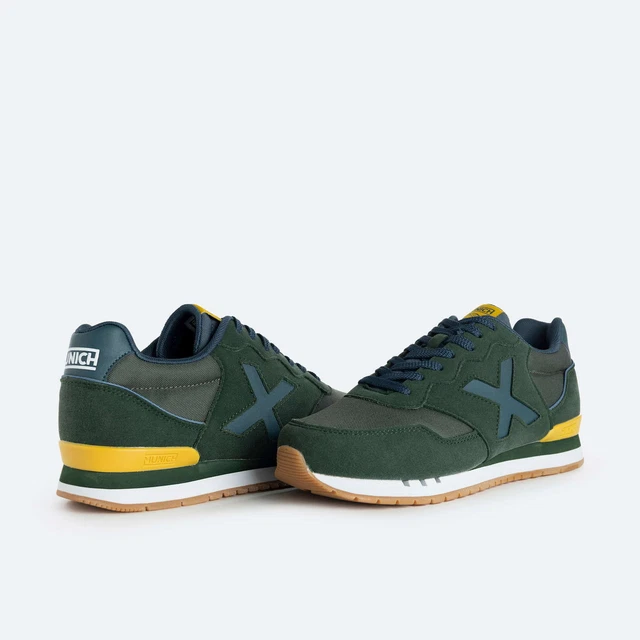 Chaussures sportif Sneakers HOMME Munich DASH 200 Vert Lifestyle