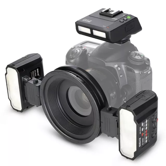 Meike MK-MT24 II Macro Twin Lite Flash with Trigger for Nikon Digital SLR Camera