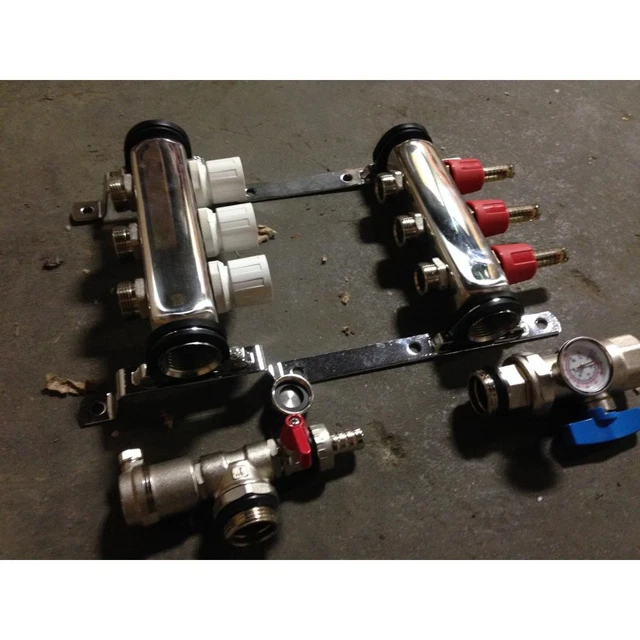 Zurn Qhpm-3S 3 Port Accuflow Preassembled Radiant Heating Manifold