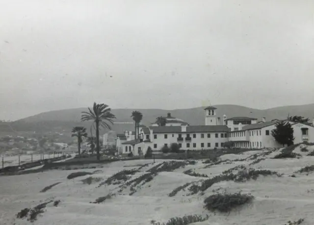 Vintage Baja California Hotel Pacifico Benson's Bar Photo Ensenada MX 1940-50s