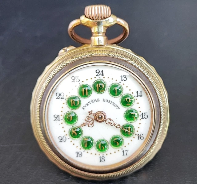 MONTRE GOUSSET Roskopf , Très belle état, révisé dans mon atelier, EUR 13,50 - PicClick FR