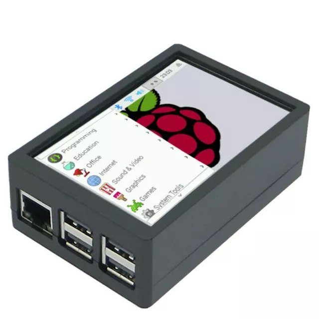 New 3.5 inch TFT LCD Display Touch Screen w/ Case For Raspberry Pi 3B+ 3B