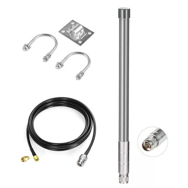 Set antenna elio 5,8 dBi 868 MHz fibra di vetro LoRaWAN esterno Bobcat Sensecap M1