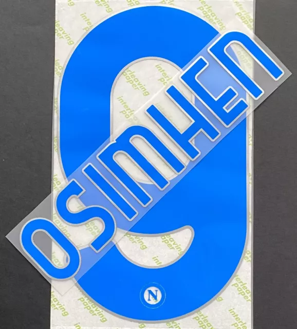 Osimhen Napoli NOMBRE + NUMERO Oficial CAMISETA Halloween 2023-2024 EA7