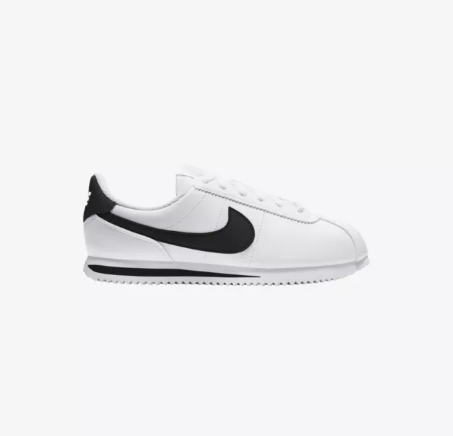 Nike big kids youth cortez black/white sneaker size 4Y-7Y NWB 904764-102