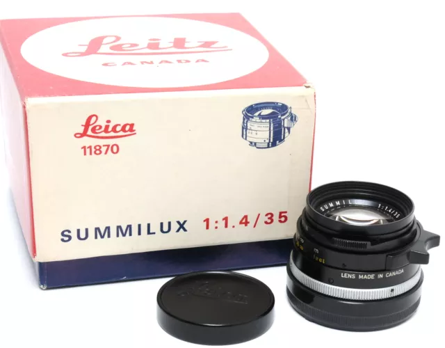 Leica M 1,4/35 mm Summilux pre ASPH. muy limpio caja 11870