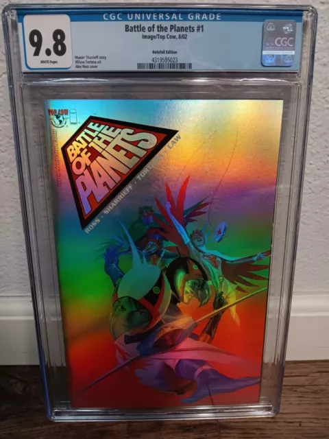 Battle Of The Planets 1 Cgc 9.8 Holofoil Edition Image 2002! Alex Ross Cover!!!!