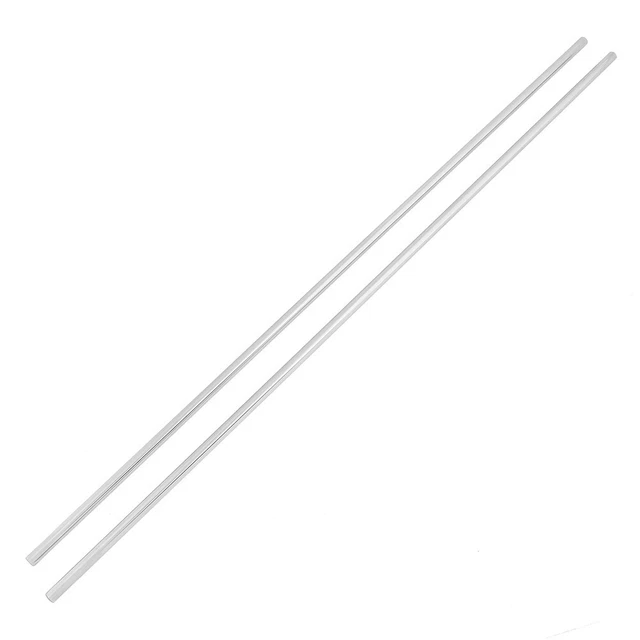 2pcs Stainless Steel Cylinder Rail Linear Shaft Straight Round Rod 8mm Diameter