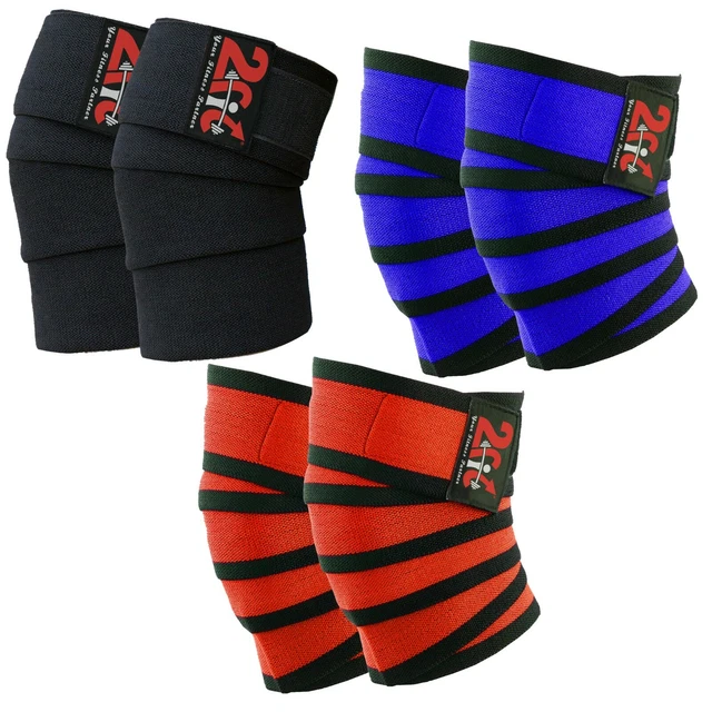 LARA STAR Bandage Coude élastique Compression 119,4 Cm - Pour Haltérophilie, Fitness, Cross Training - Soutien Articulaire Gym