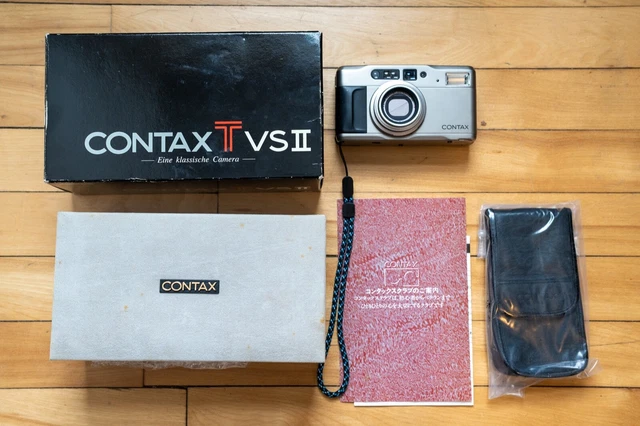[Near Mint In Box] Contax TVS ii 35mm Point and Shoot Film Camera in USA