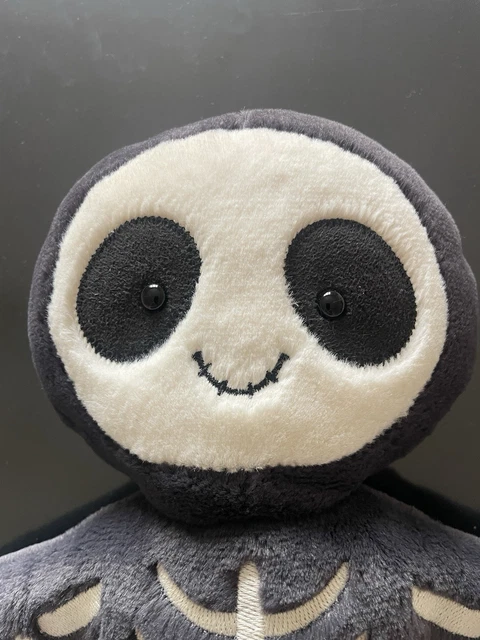 JELLYCAT AMUSEABLES SKELETON Plush Soft Toy Washable Black/Cream A4SK £ ...