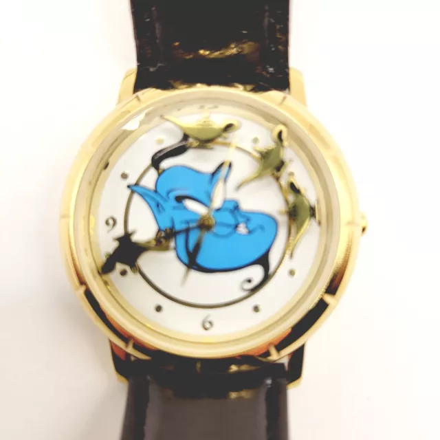 Aladdin Watch Disney Fossil Genie Bottle Gold Pin LI 1046